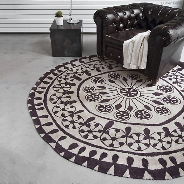 51 Round Rugs To Update Your Rooms For, Black And White Round Rug Uk