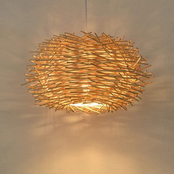 57 Rattan Pendant Lights To Catch The, Globe Pendant Hanging Lamp With Rattan Shade