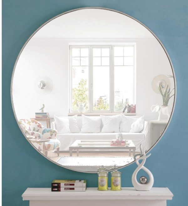 51 Round Mirrors To Reflect Your Face, How To Frame A Large Round Mirror