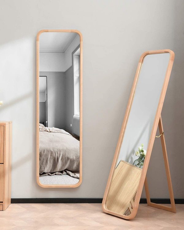 51 Full Length Mirrors To Flatter Your, Full Length Wooden Wall Mirror