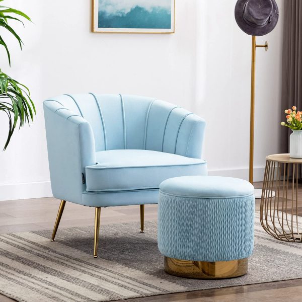 51 Chairs With Ottomans For A Perfect, Living Room Chairs With Ottoman