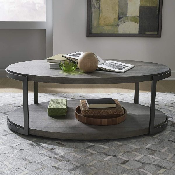 51 Oval Coffee Tables For Curvaceous, Coffee Table With Built In Clock