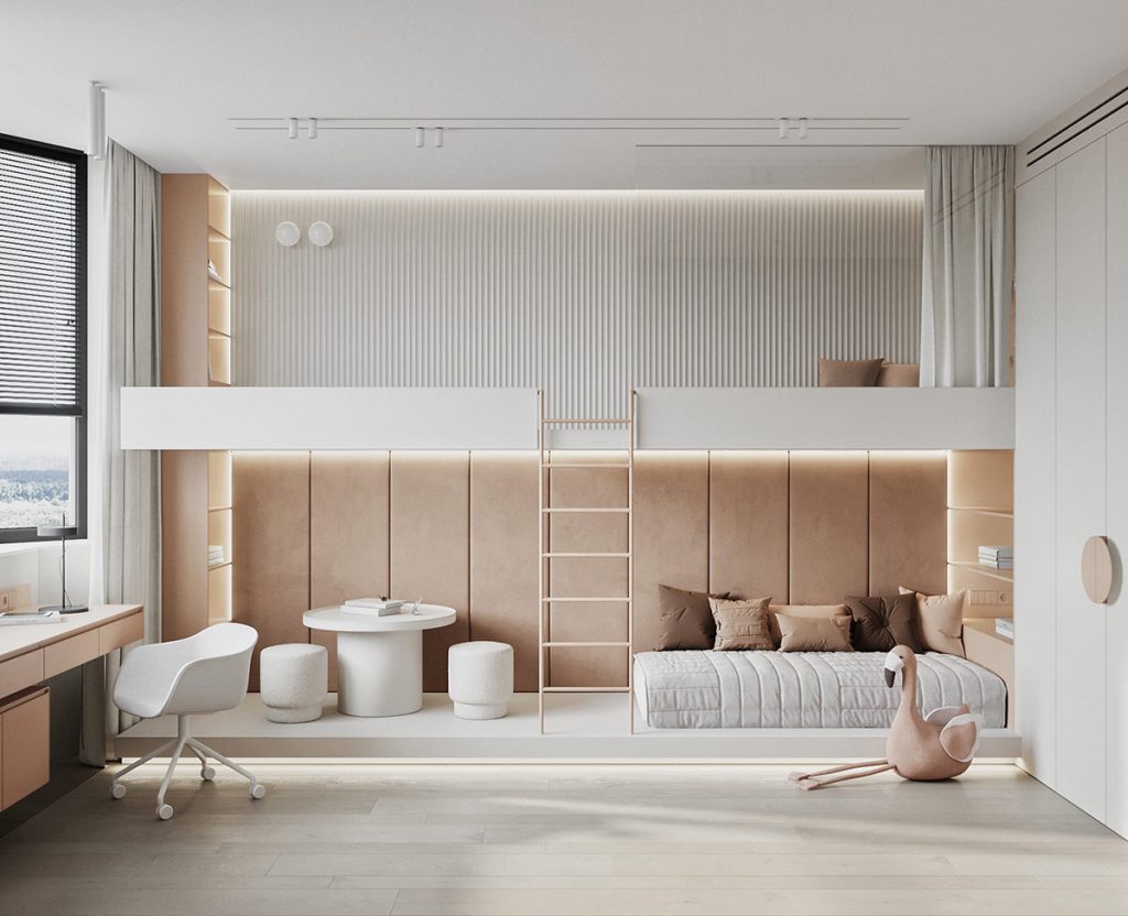 built in kids- beds | Interior Design Ideas