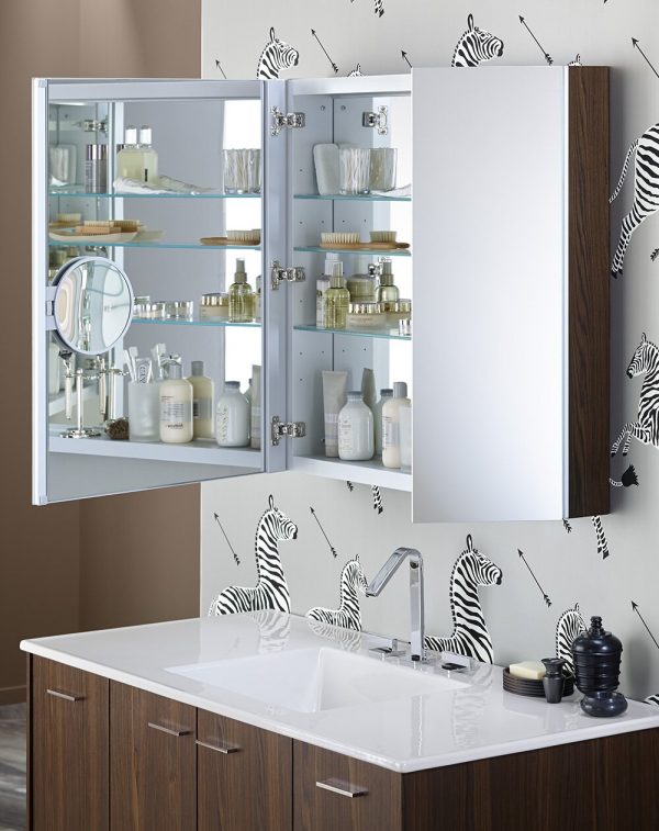 51 Bathroom Mirrors To Complete Your, Swivel Vanity Mirror With Storage