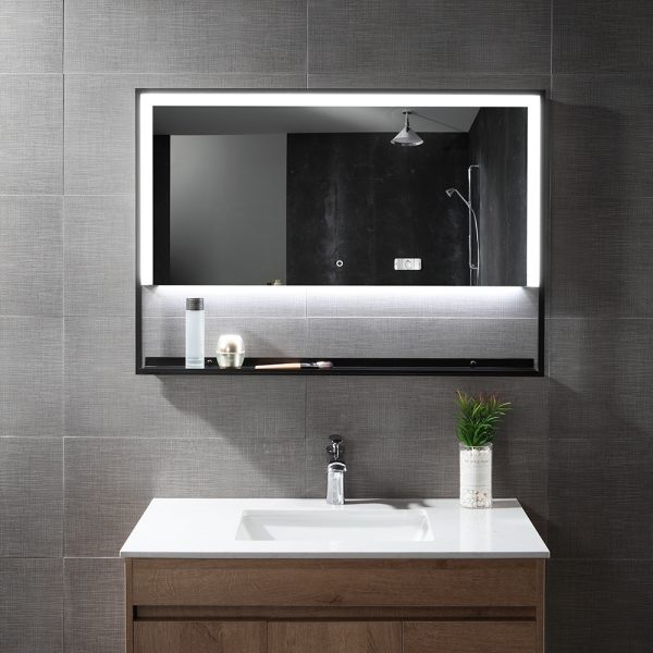 51 Bathroom Mirrors To Complete Your, Bathroom Mirror With Storage Behind