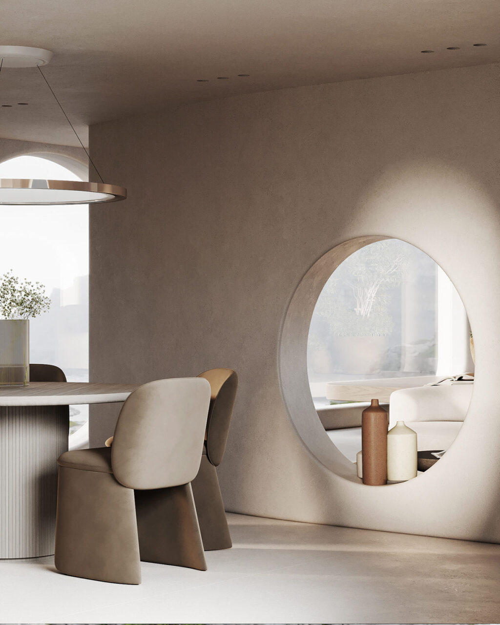 Rounded-Edge Furniture & Comforting Curves