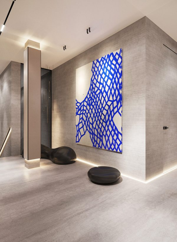 blue wall art | Interior Design Ideas