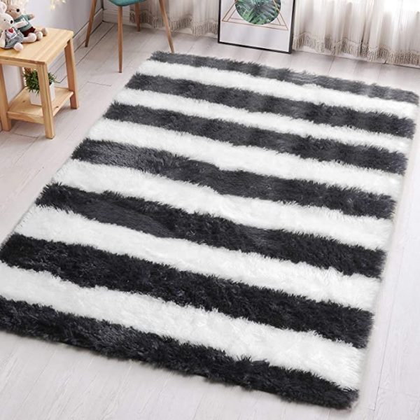 51 Bedroom Rugs That Will Brighten Your, White Fuzzy Bedroom Rugs