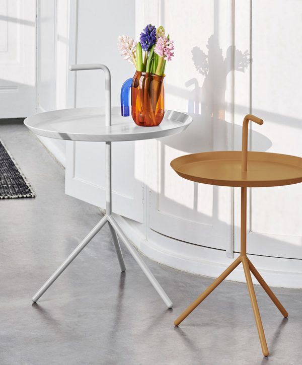 51 Round Side Tables With Designer, Side Tables Round White