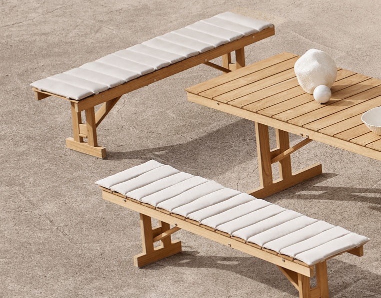 Luxury Outdoor Patio Bench Scandinavian, Outdoor Bench Design Ideas