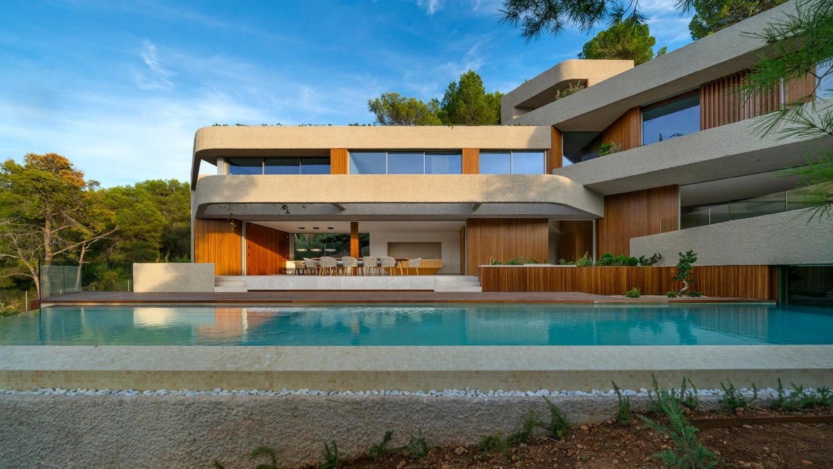A Modern House On A Slope In Spain [Video]