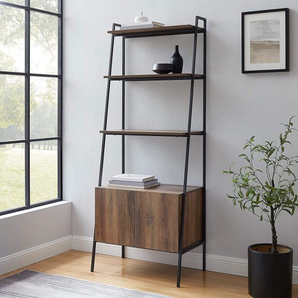 51 Bookcases To Organize Your Personal, Black Bookcase With Lower Cabinet