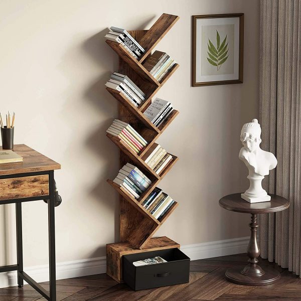 51 Bookcases To Organize Your Personal, Reclaimed Wood Bookcase With Drawers In Taiwan
