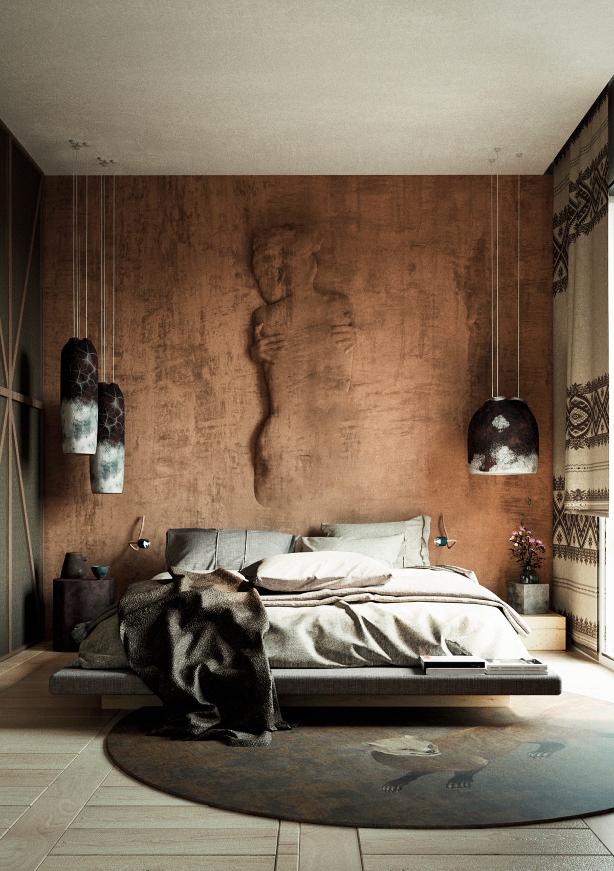 earthy bedroom decor | Interior Design Ideas