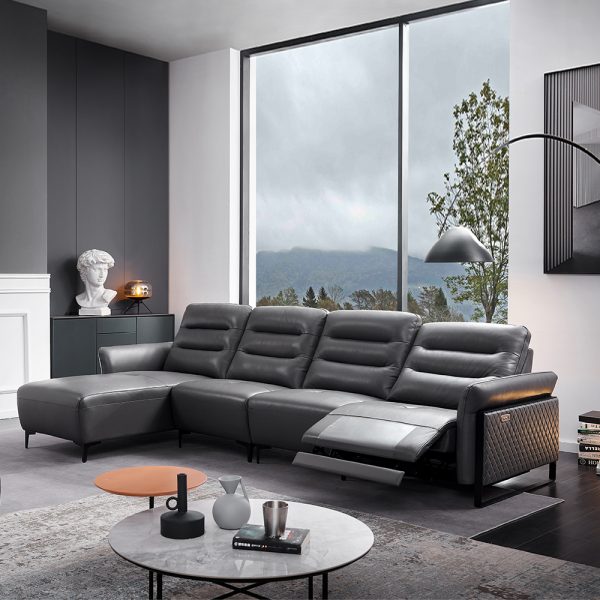 51 Gray Sofas To Serve As A Versatile, Contemporary Gray Leather Sofa