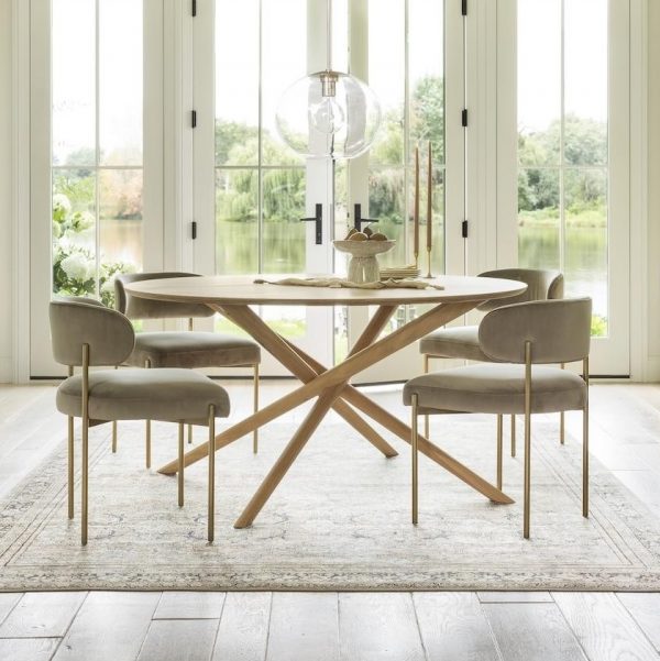 51 Wooden Dining Tables To Set The, Light Wood Kitchen Table And Chairs