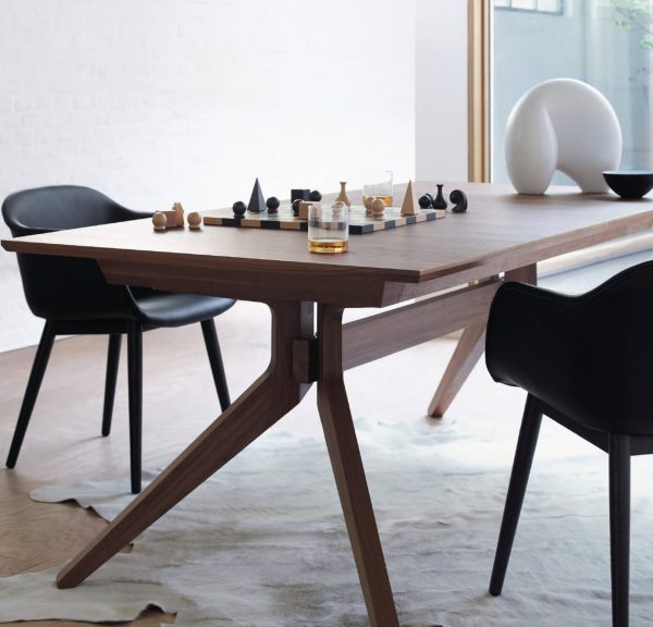 51 Wooden Dining Tables To Set The, Dining Room Table Leg Designs