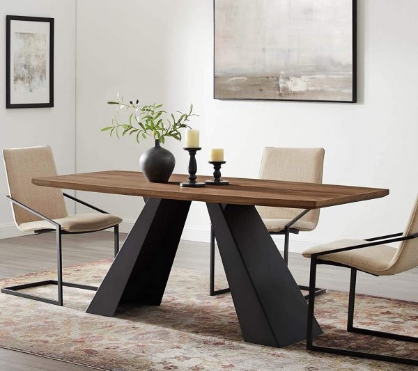 51 Wooden Dining Tables To Set The, Wooden Table Base Ideas