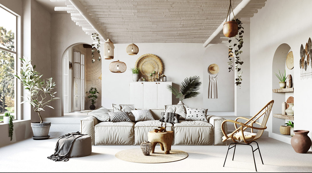 Interiors Inspiration With Five Beautiful Boho Variations