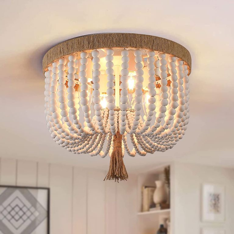 modern farmhouse bedroom chandelier flush-mount design affordable ...