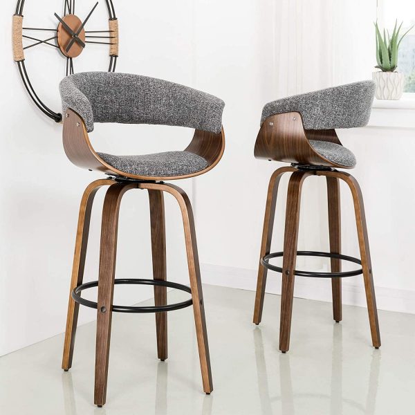 51 Wooden Bar Stools For Timeless, Round Metal Swivel Bar Stools With Backs And Armss