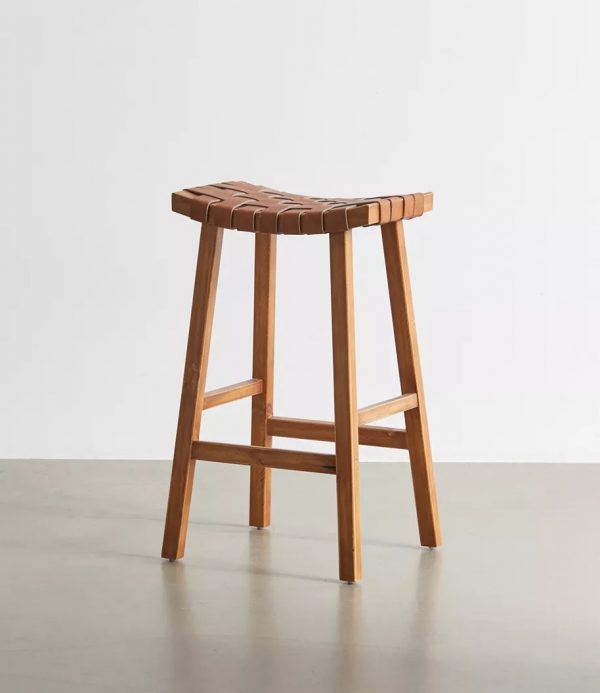 51 Wooden Bar Stools For Timeless, Leather Weave Bar Stool Nz