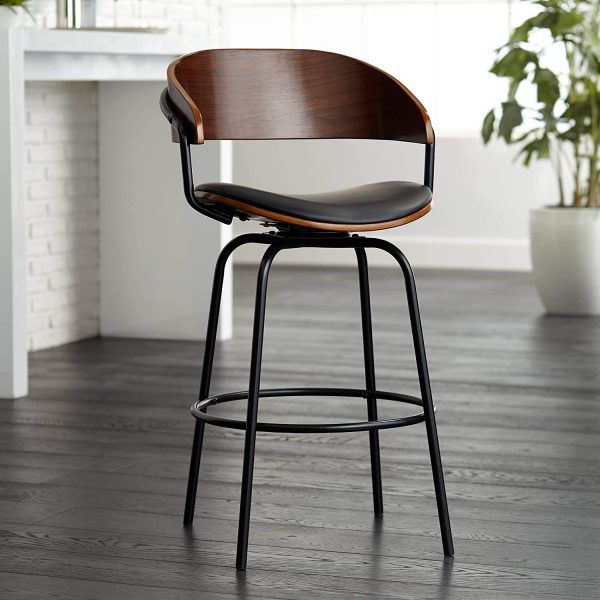 51 Wooden Bar Stools For Timeless, Dark Brown Leather Bar Stools With Backs Taiwan