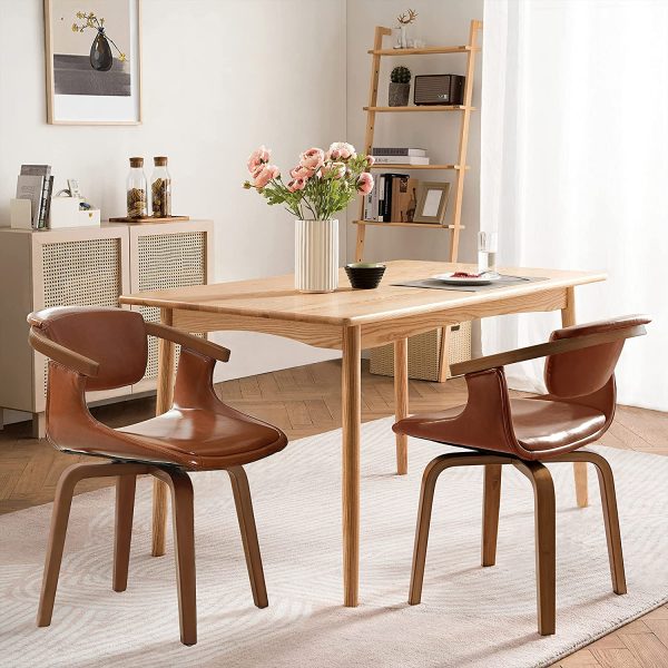 Wooden Dining Chairs For Timeless Table, Leather Wood Chair Dining