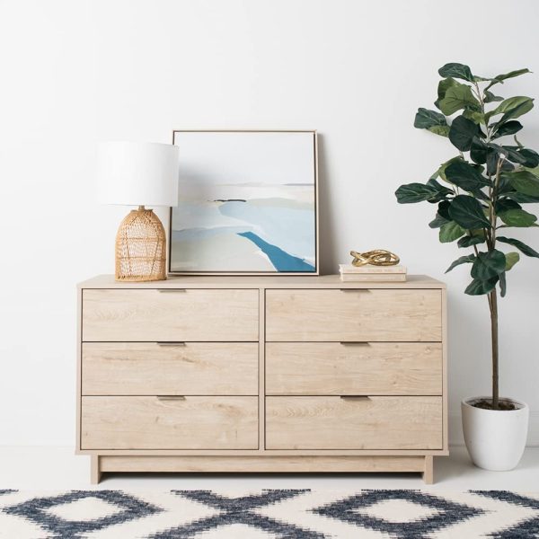 51 Wood Dressers To Help Increase Your, White Dresser With Natural Wood Drawers