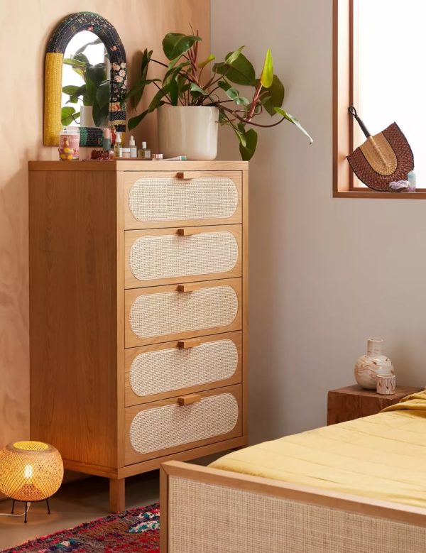 51 Wood Dressers To Help Increase Your, Wooden Wicker Dresser