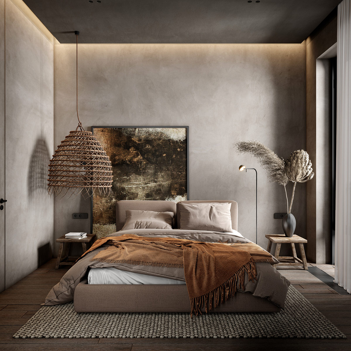 small boho bedroom | Interior Design Ideas