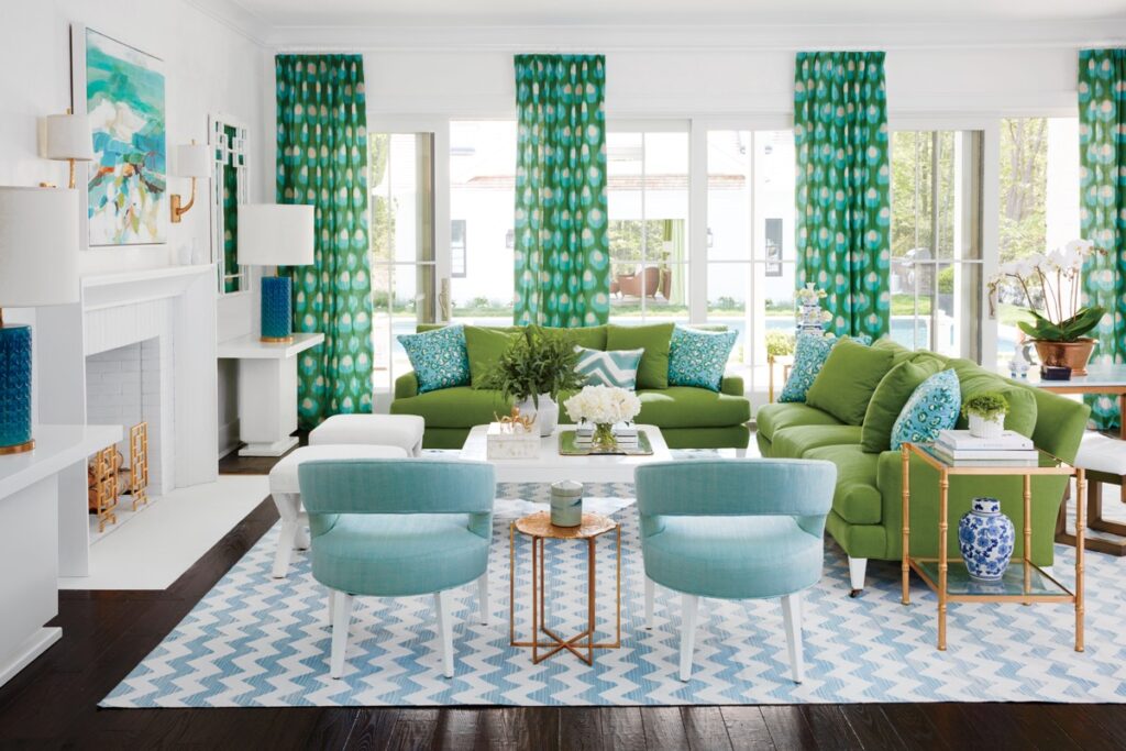 40 Green Couch Living Rooms With Tips And Ideas To Design Around The Color