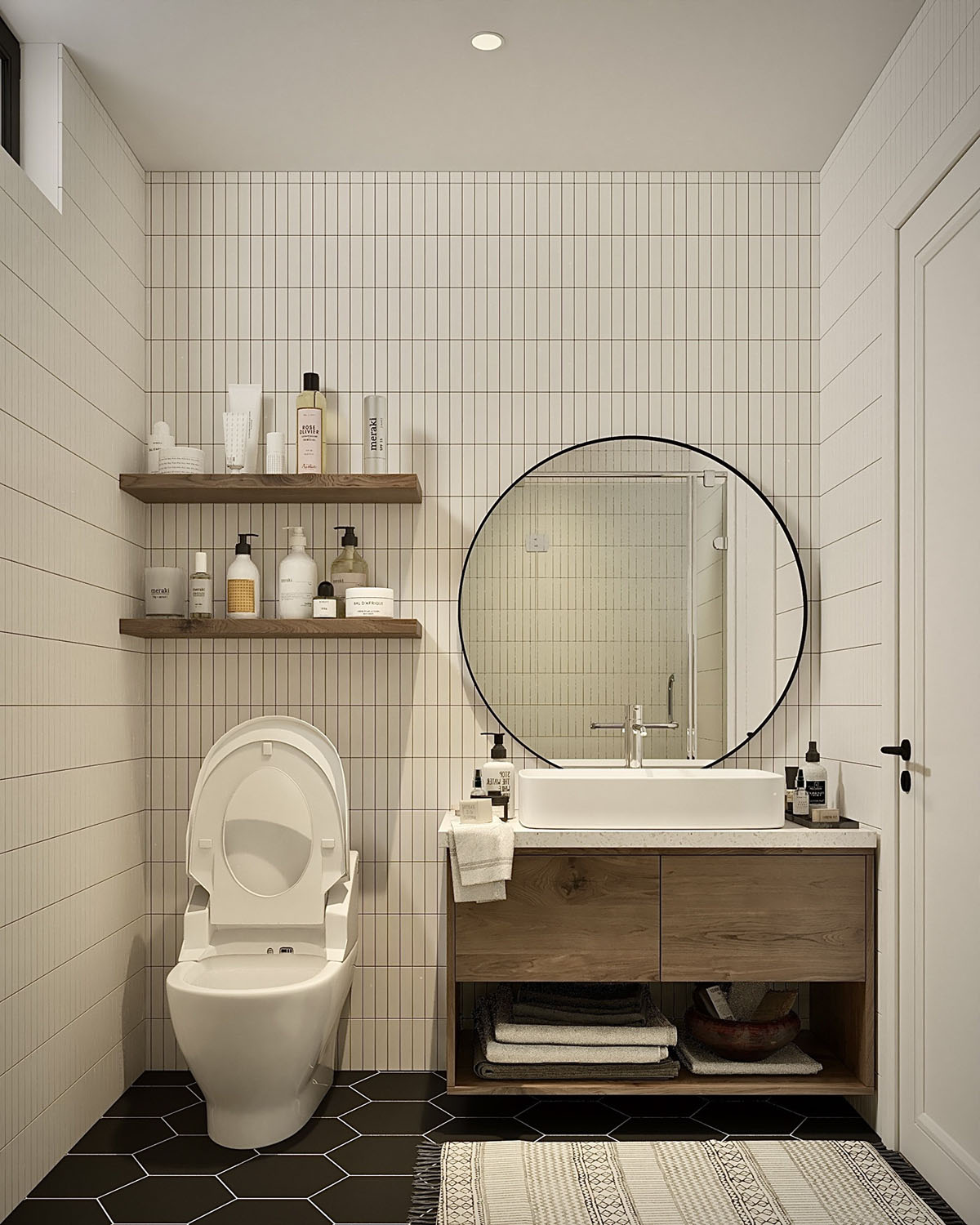 Black And White Bathroom | Interior Design Ideas