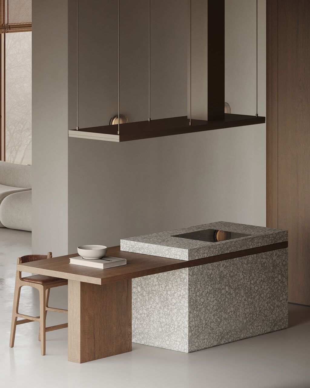 Warm Minimalist Home With A Soft White & Wood Color Scheme