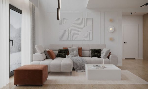 Examining the Stylish Essence of a White, Wood, and Brown Interior