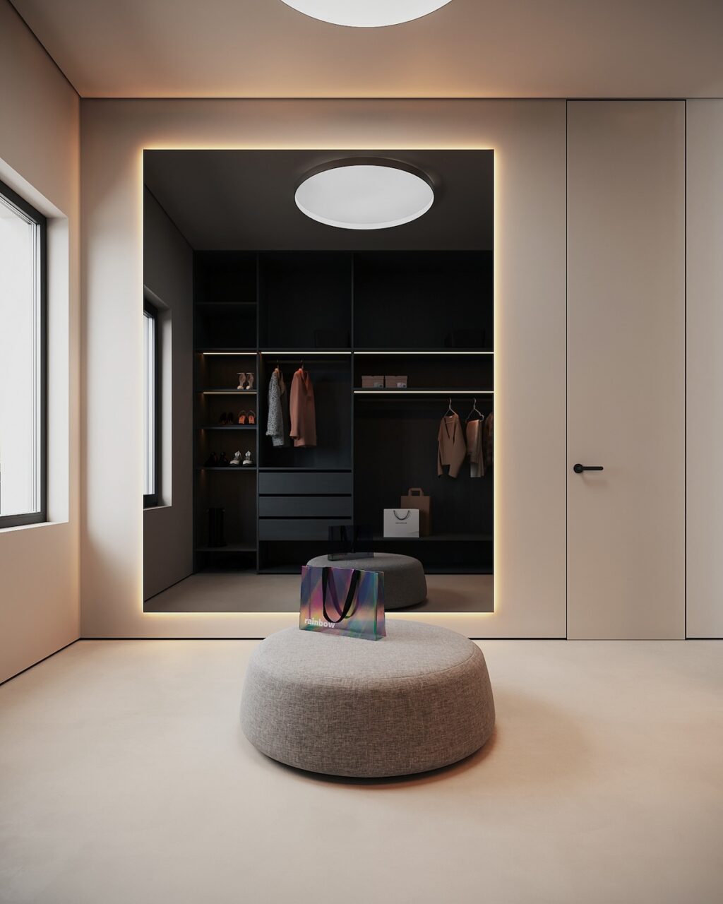Spacious Family Apartment in Latvia With Modern Minimalist Interior
