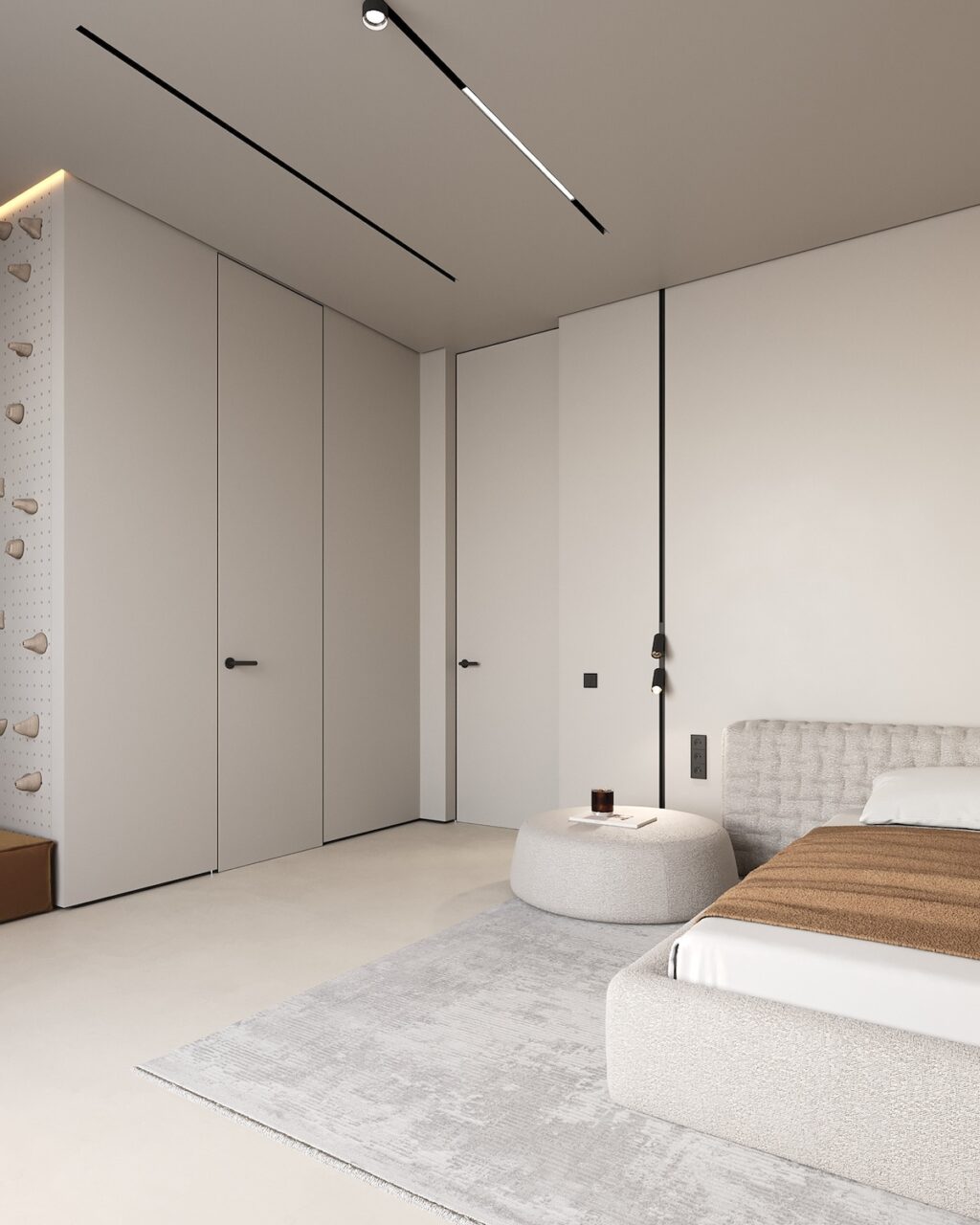 Spacious Family Apartment in Latvia With Modern Minimalist Interior